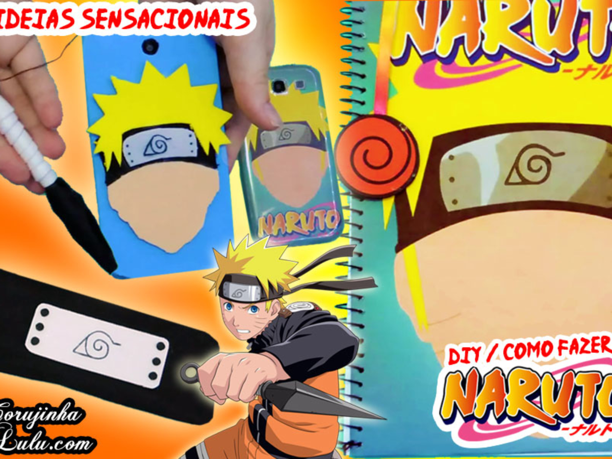 Estojo De Caneta Naruto, Material Escolar De Desenho Animado